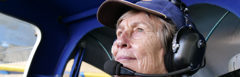 72yo female pilot learnt to fly in retirement