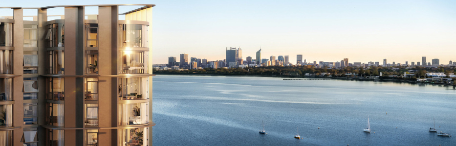 High-end boomer apartment tower on river now completed