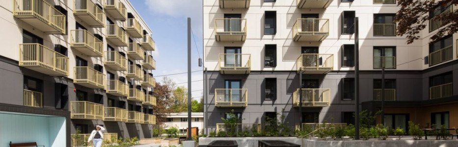 Passive House non-market housing provided for seniors