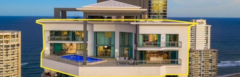 Mega penthouse four times size of house to go to auction