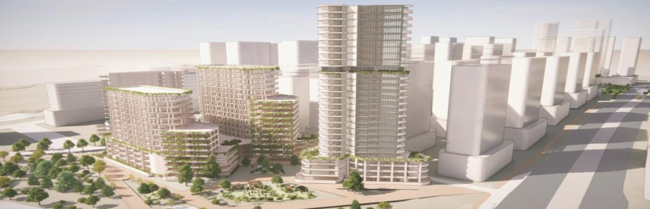 Developer plans three multigenerational towers with 544 new homes