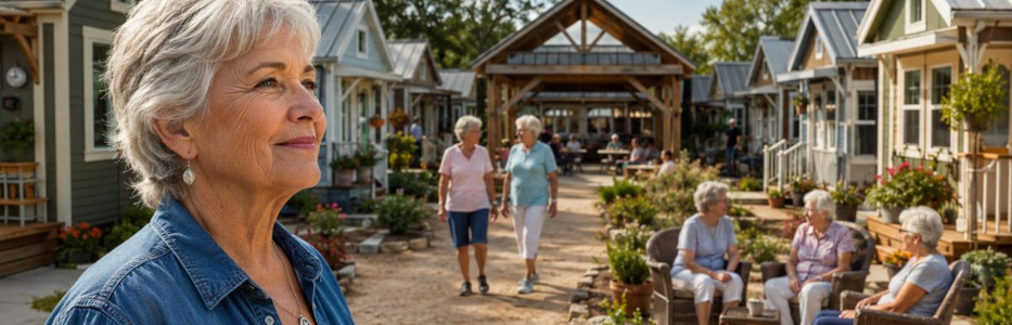 70 y.o. woman used retirement fund to build village with 14 micro-houses