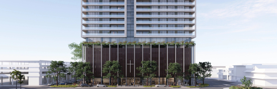 Intergenerational mixed-use housing proposal for regional centre